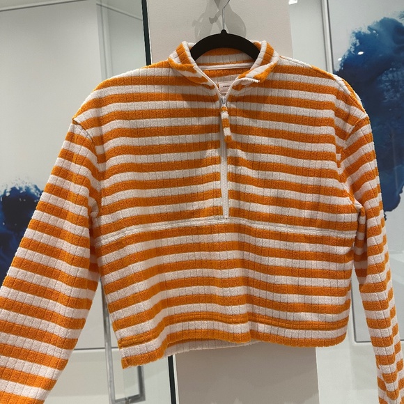 Sincerely Jules for Bandier Holly Half Zip Sweatshirt - Picture 3 of 5